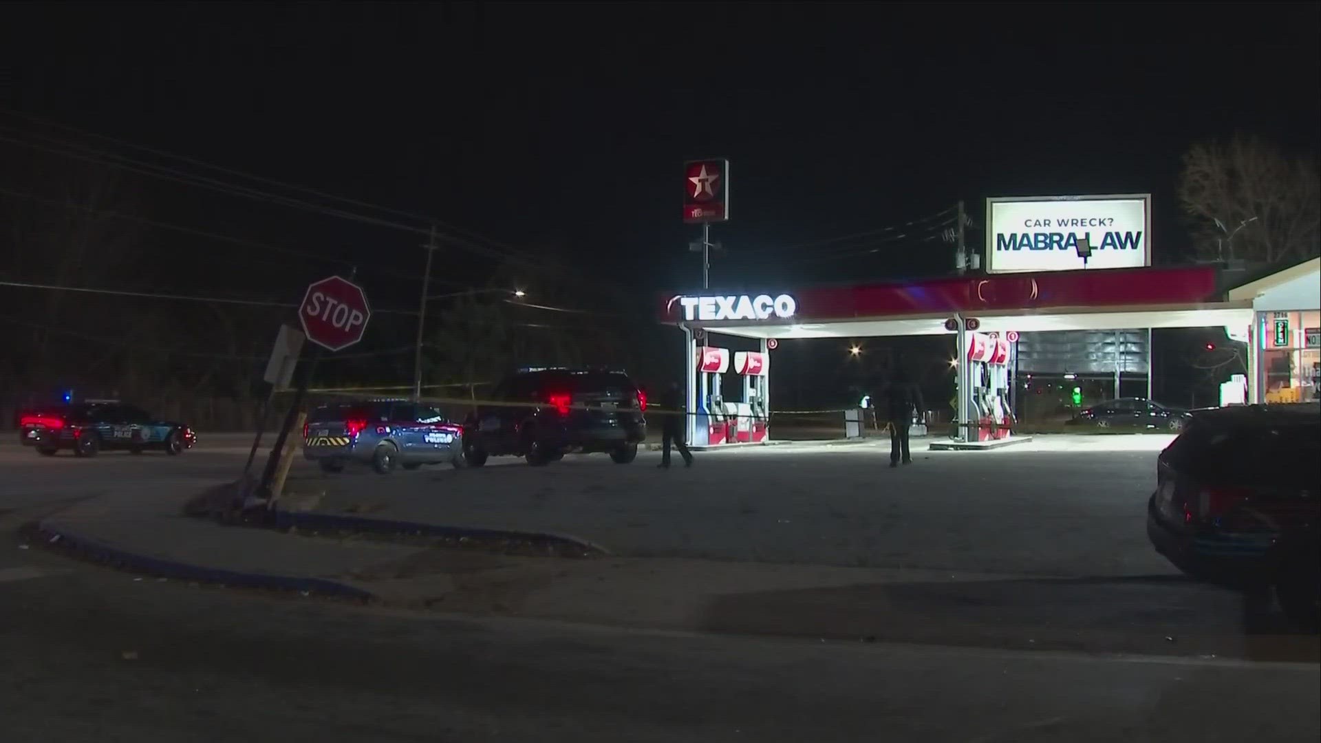 It happened Thursday night at a Texaco on MLK Jr. Dr. SW.