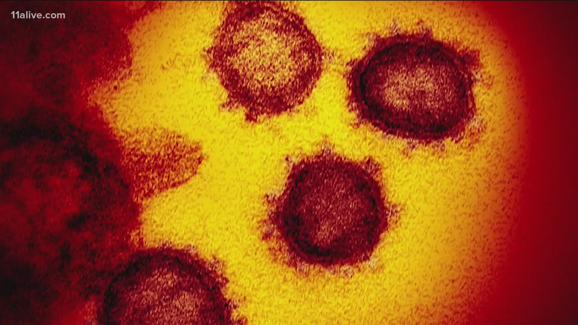 A person can test positive for several weeks after infection, according to research.
