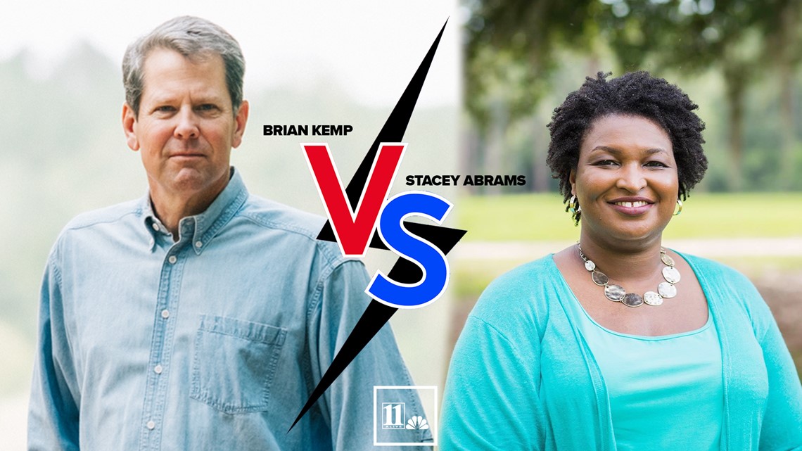 Kemp Vs Abrams Chart