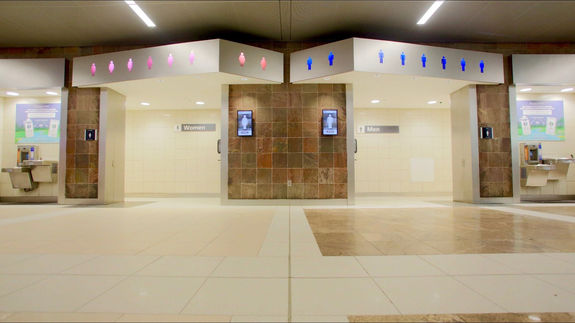 Smart bathrooms come to the world's busiest airport | 11alive.com