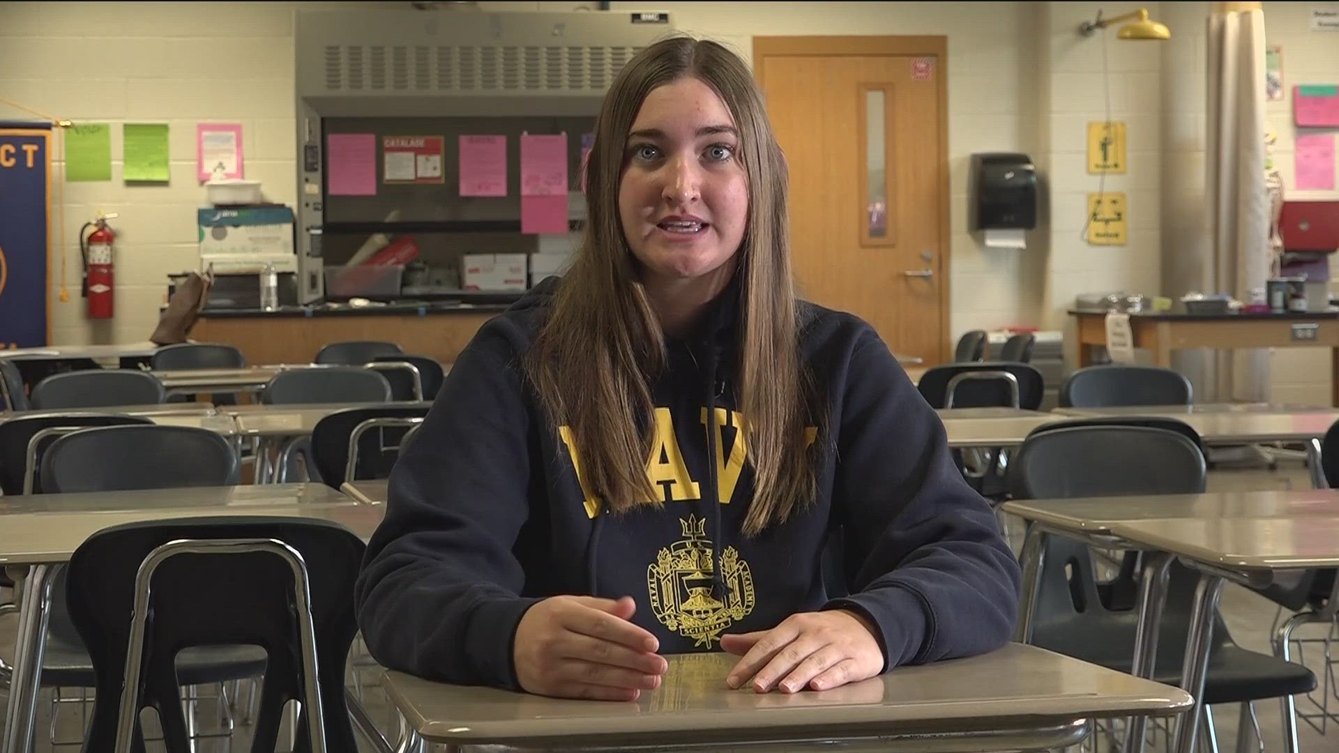 Darby Dryden is headed to the Naval Academy, which makes perfect sense when you hear about her passions.
