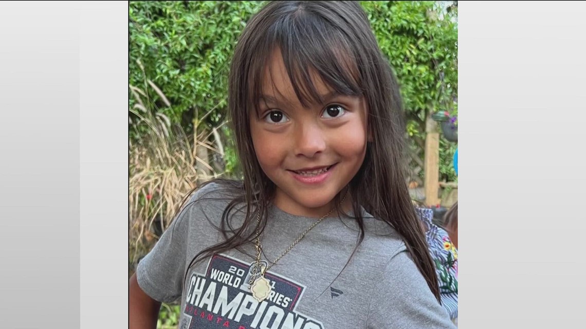 Remembering 8-year-old girl killed after being hit by car while getting on bus | 11alive.com