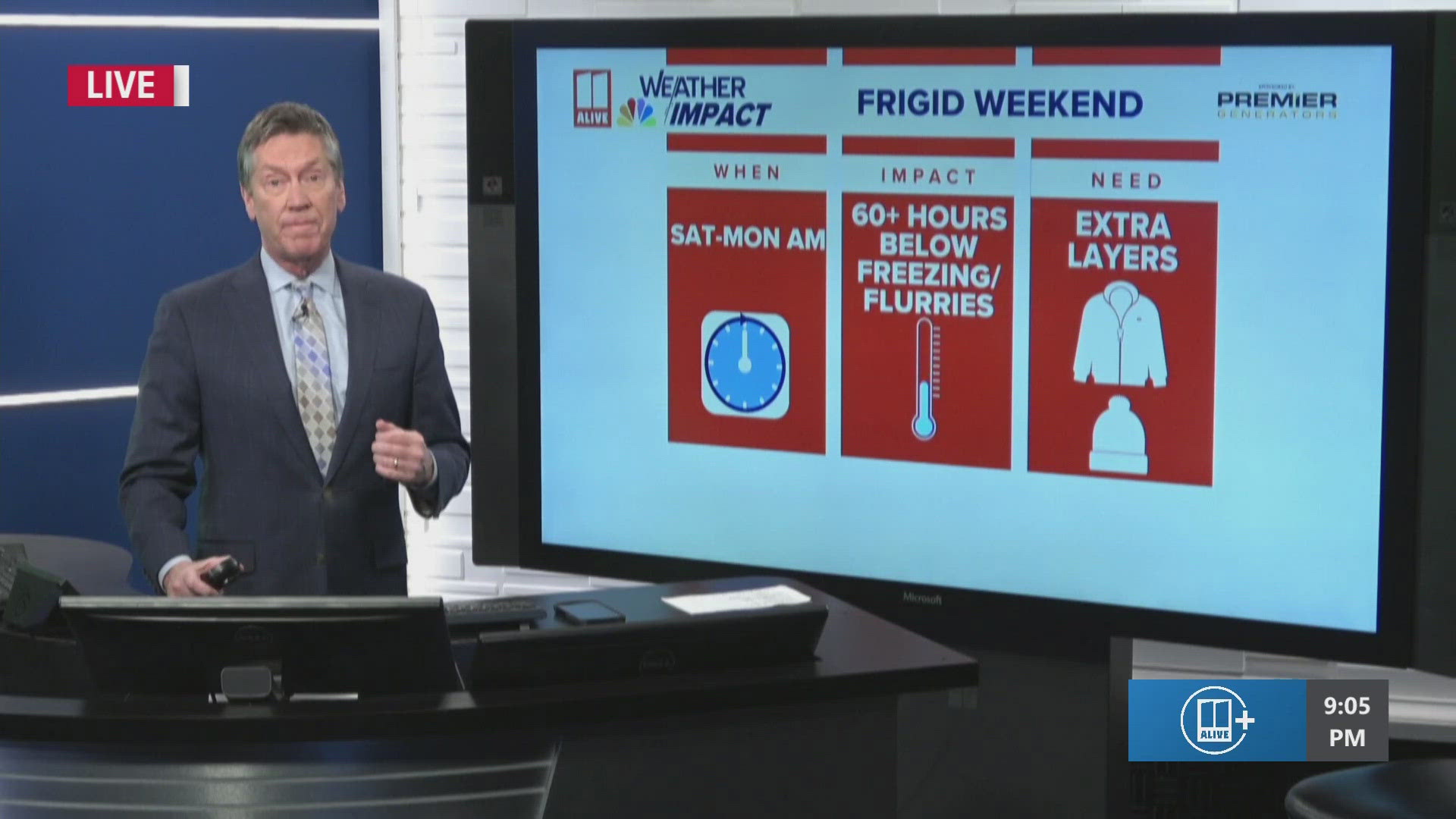 Weather Impact Alert | Prolonged cold weather this weekend | 11alive.com