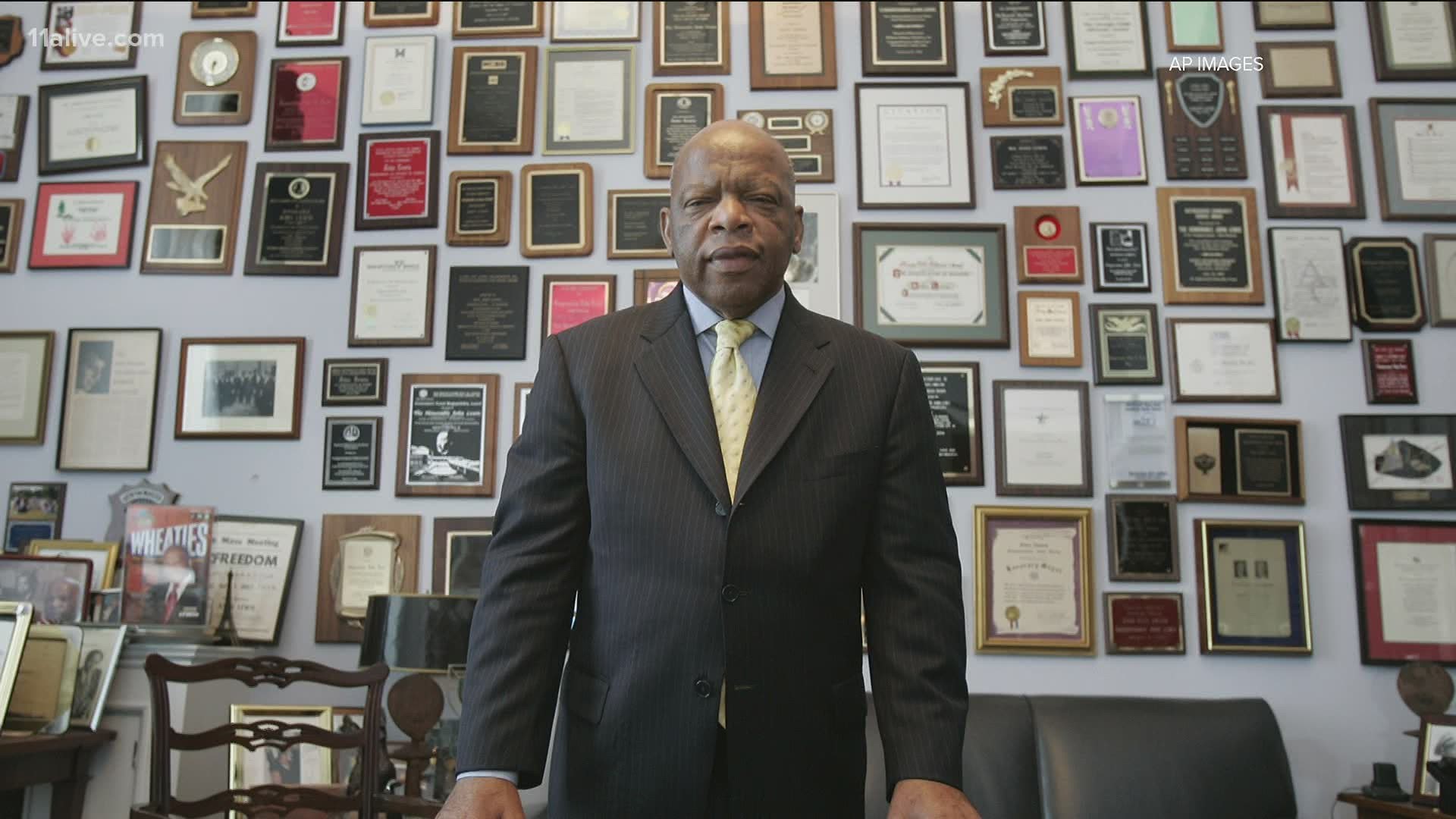 Congressman Lewis will be honored in Alabama, the nation's Capitol and in Atlanta.