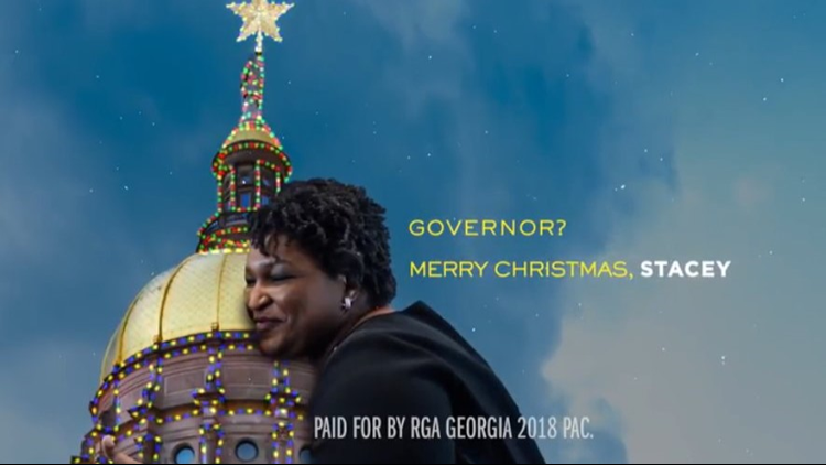 'Every day is Christmas for Stacey Abrams,' declares new GOP ad