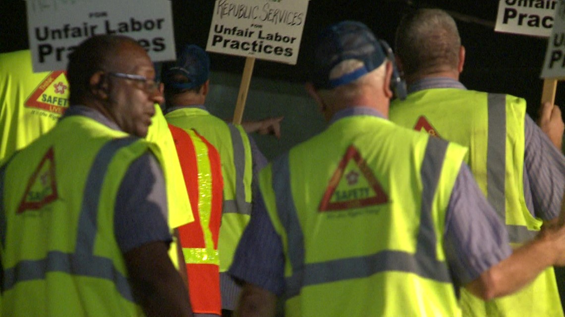 Republic Services announces Atlanta sanitation worker strike over