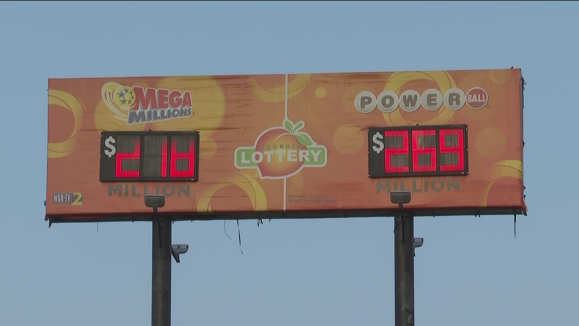 Without a jackpot winner, the next drawing on Monday is estimated to have a $269 million jackpot.