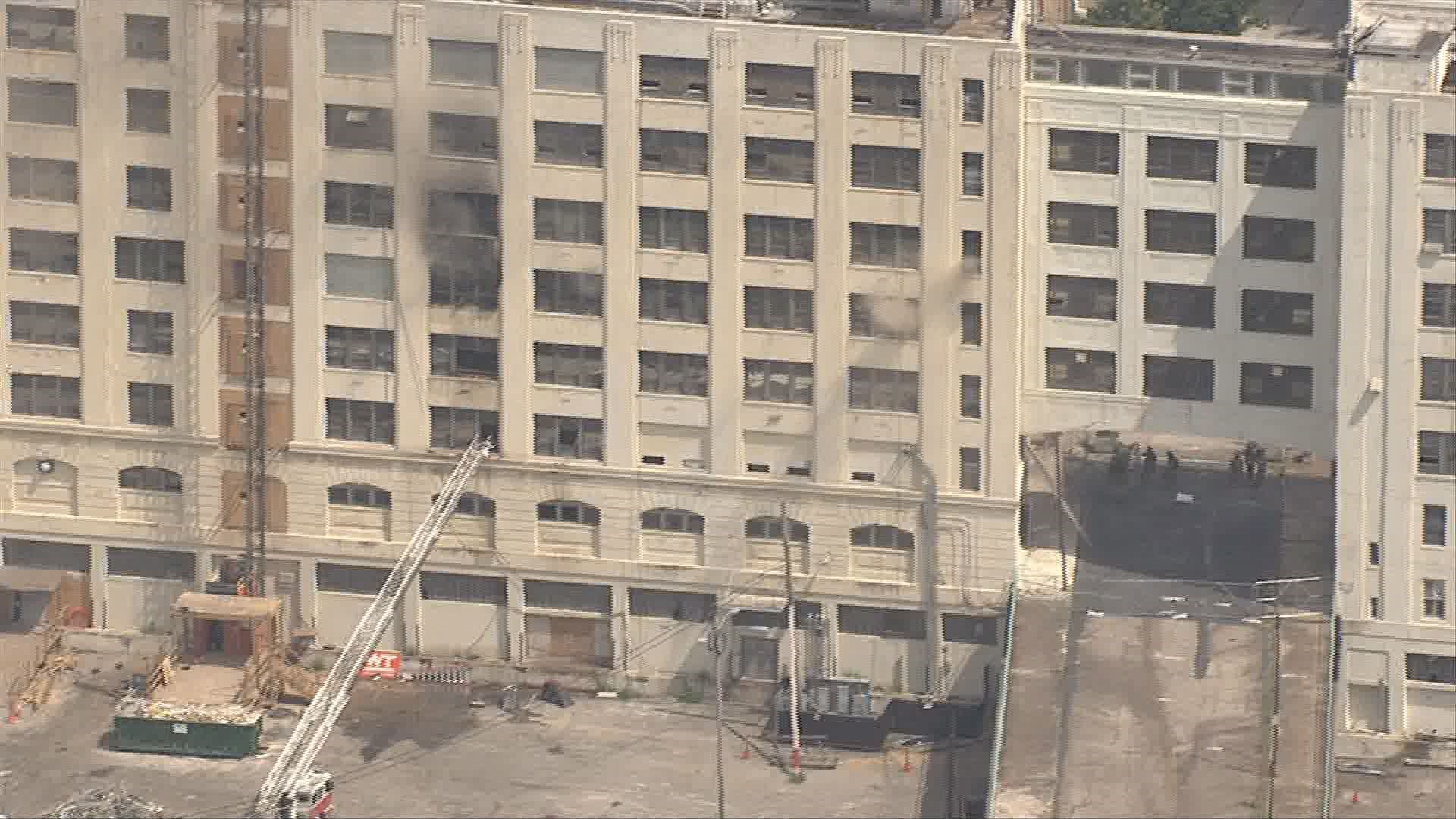 Firefighters responding to 2-alarm blaze at historic Atlanta building ...