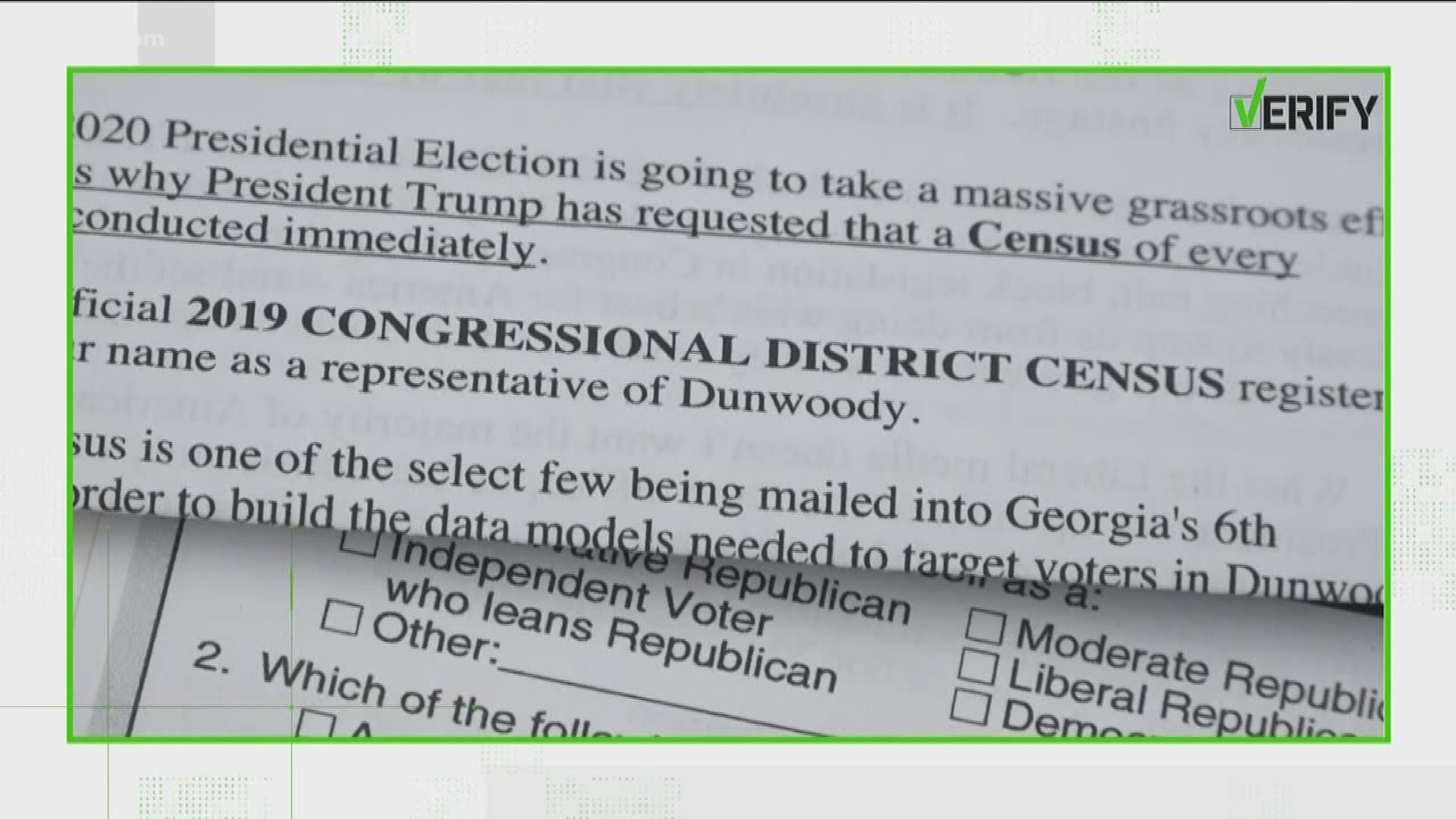 People have said they're receiving letters from the RNC purporting to be a census document. 11Alive looks into the issue.