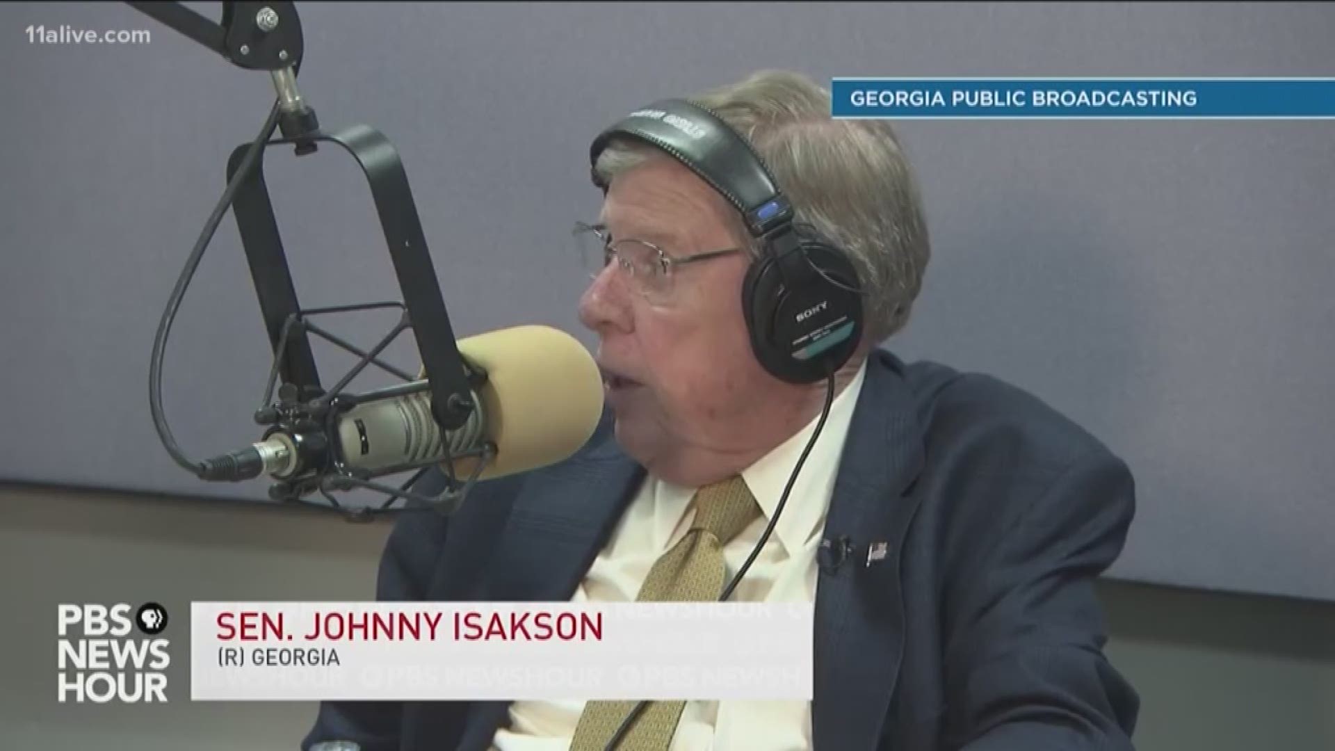 "We should never reduce the service that people give to this country," Isakson said.