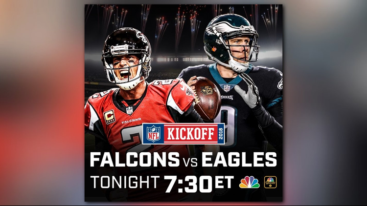 EAGLES VS FALCONS 2018 NFL SEASON KICKOFF LIVE STREAM ONLINE