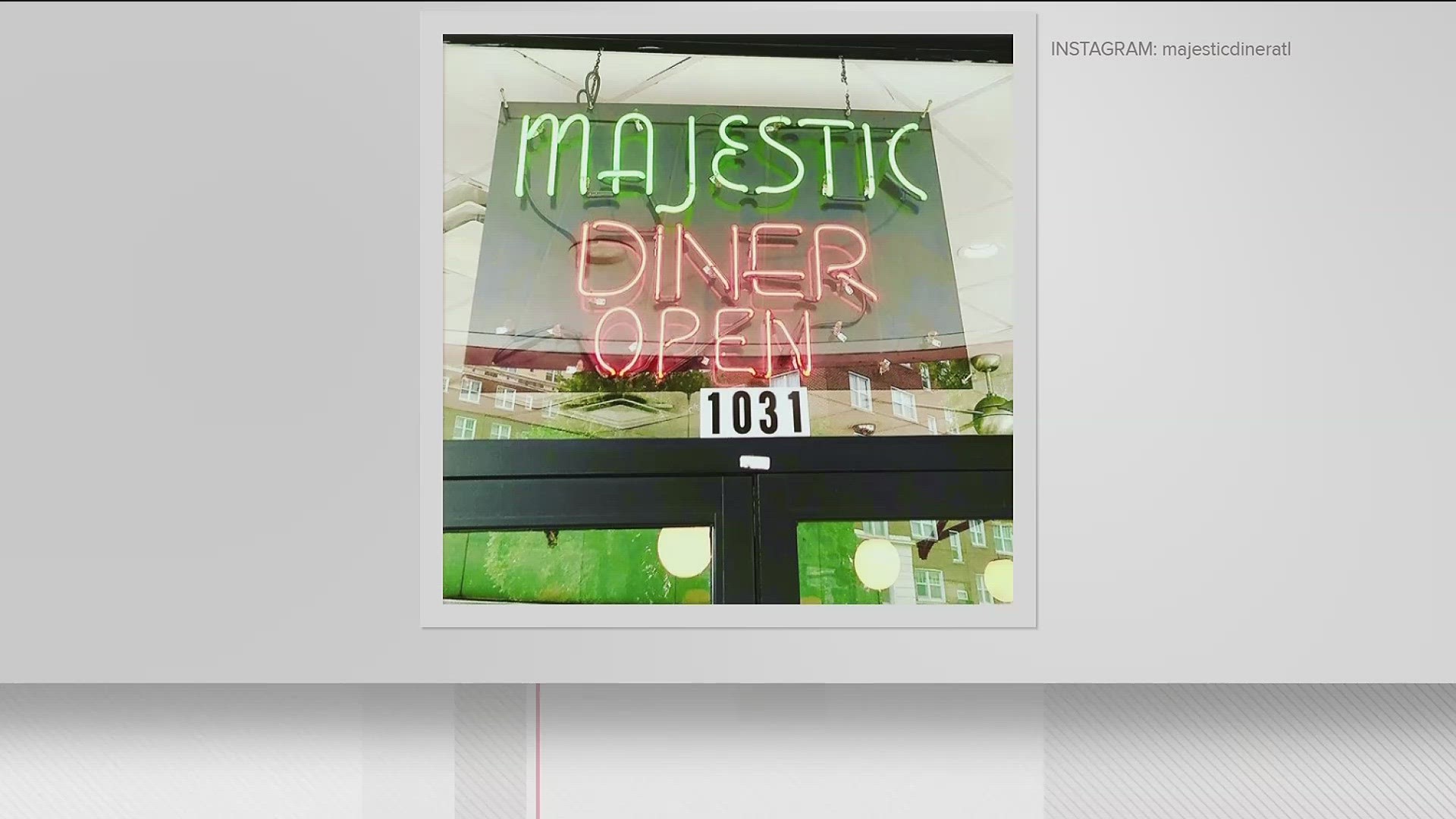 The Majestic opened in 1929 and is known for its traditional diner fare and neon signage that touts its pleasing cuisine.