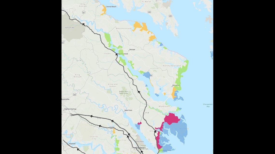 Governor Ralph Northam issues mandatory evacuation for Zone A in