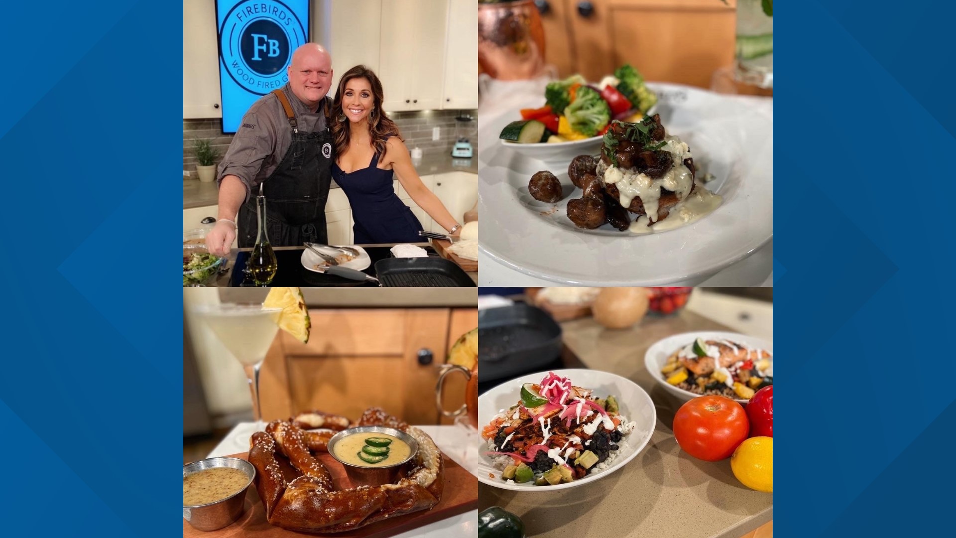 RECIPE Firebirds' Grilled Shrimp and Strawberry Salad