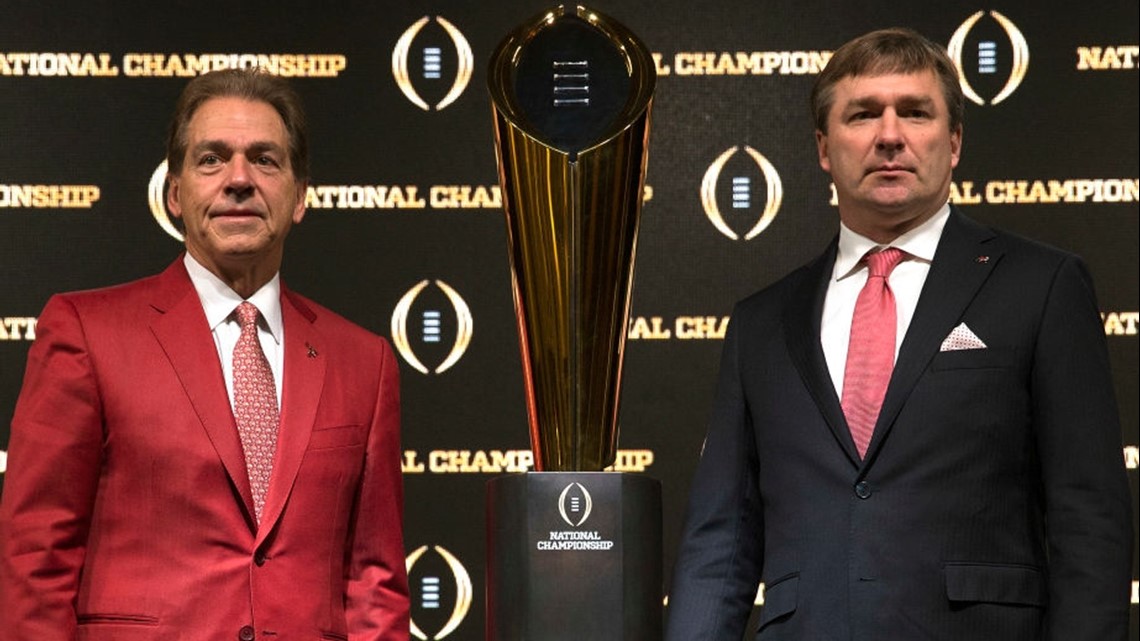 Kirby Smart and Nick Saban share special moment on SEC Network