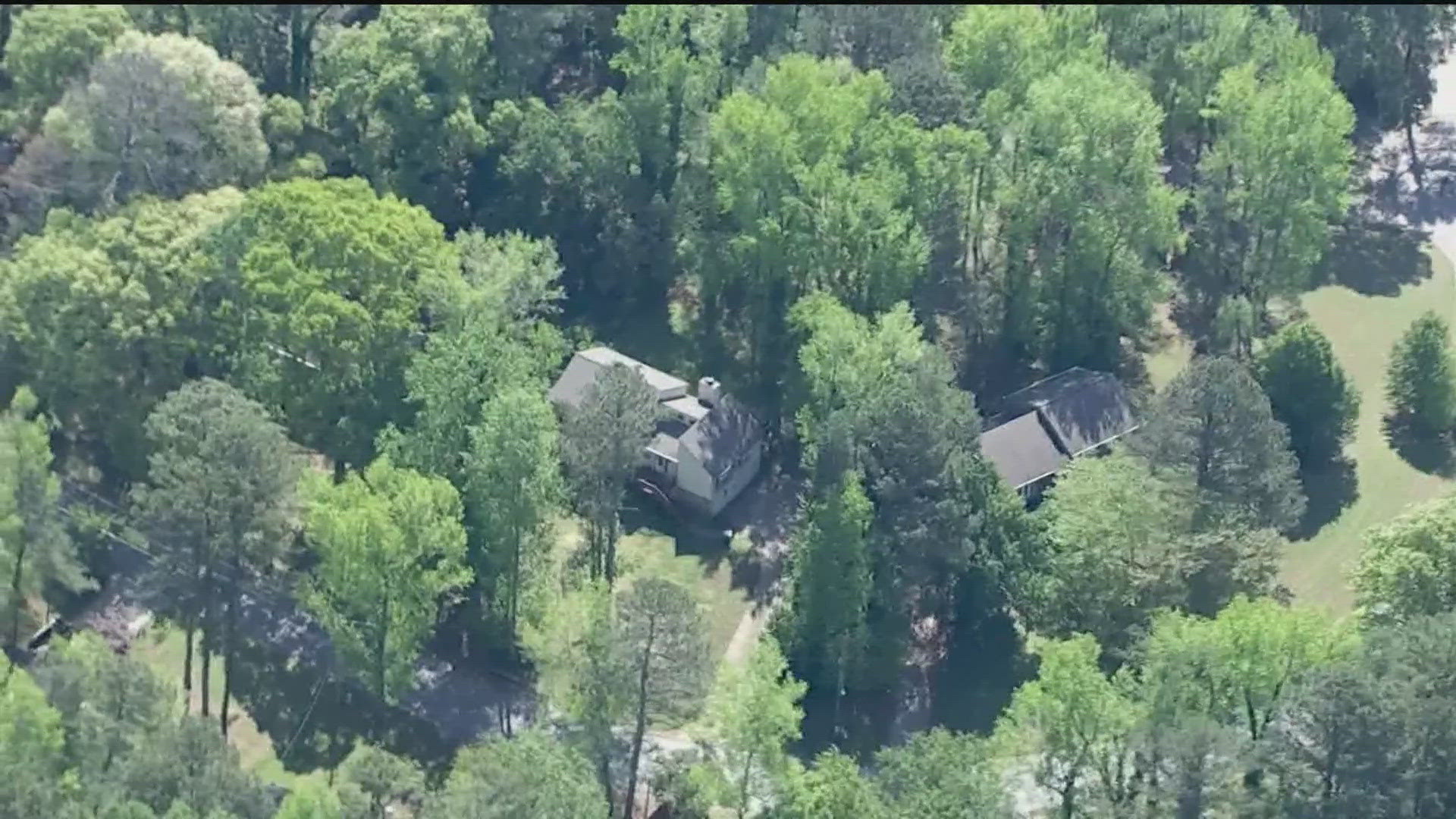 It happened in the woods behind the 4100 block of Bent Willow Drive in Lilburn on Saturday morning.