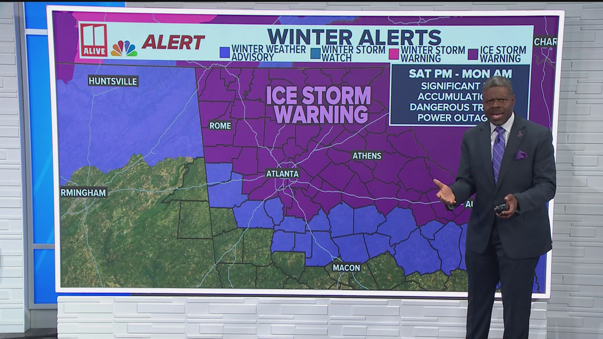 9:30am Saturday update: Winter storm forecast in Georgia | 11alive.com