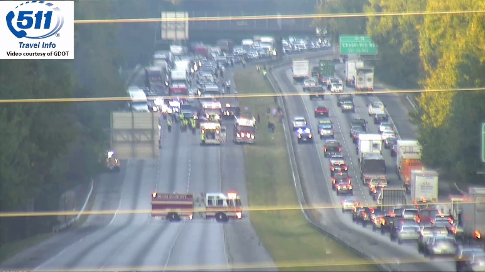 Two adults, three children hospitalized after multi-vehicle crash on I ...
