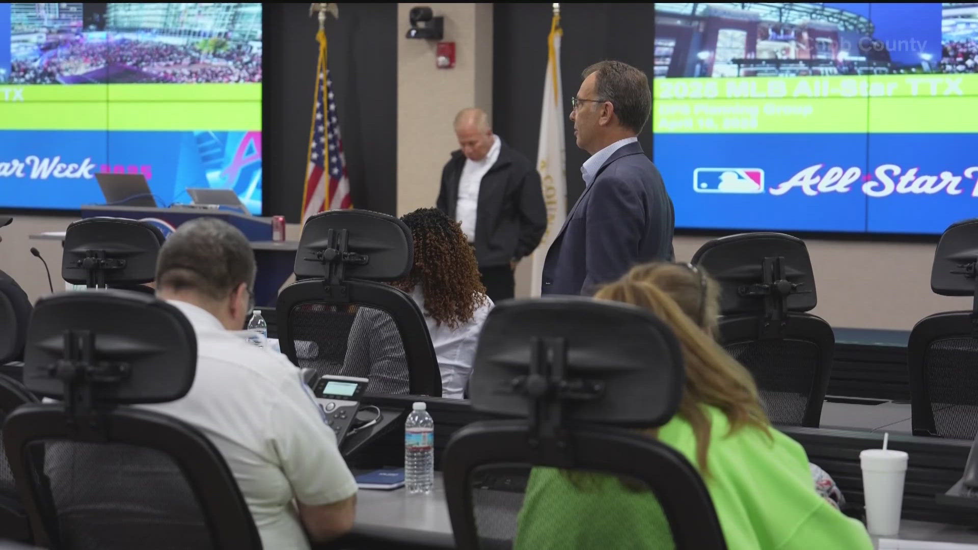 Prior to the All Star Game, months of planning took place in Cobb County. 