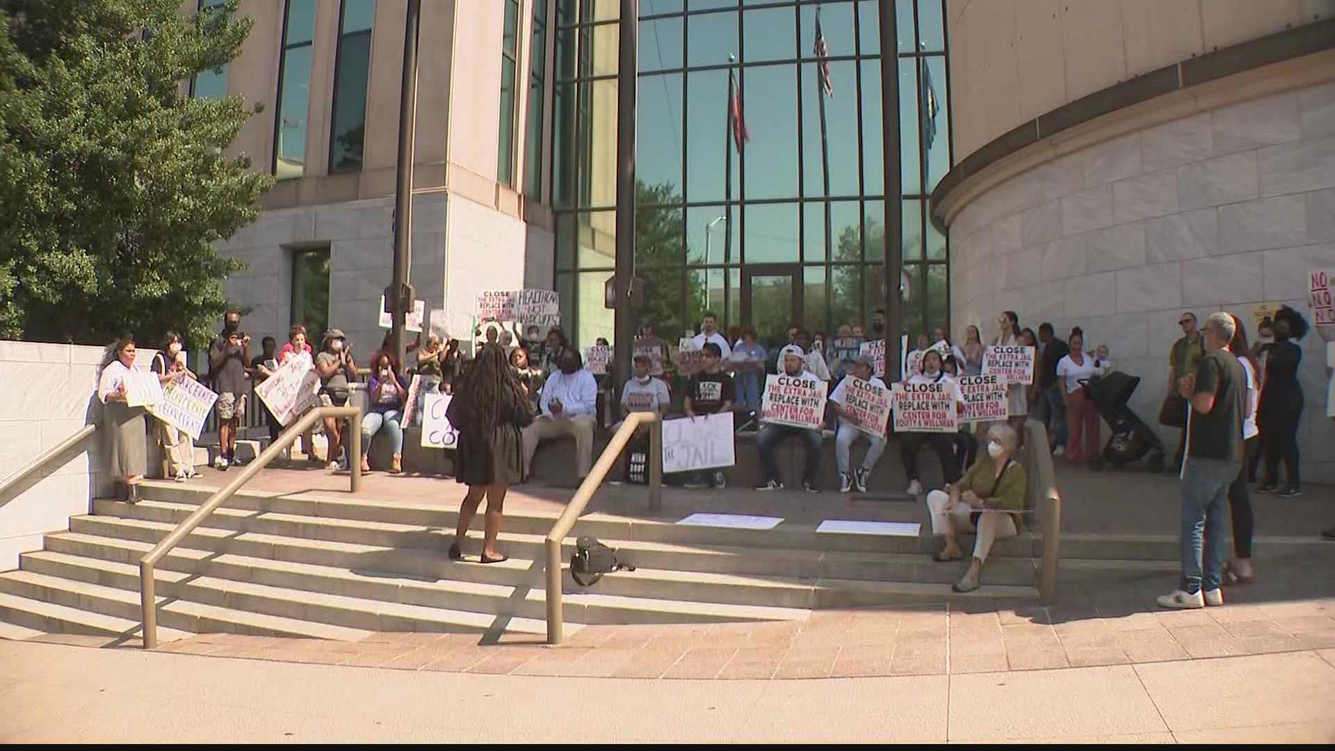 Protestors want to make sure their voices are heard concerning the Atlanta Detention Center.