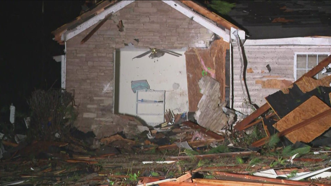 Troup County impacted by severe weather near Downtown LaGrange