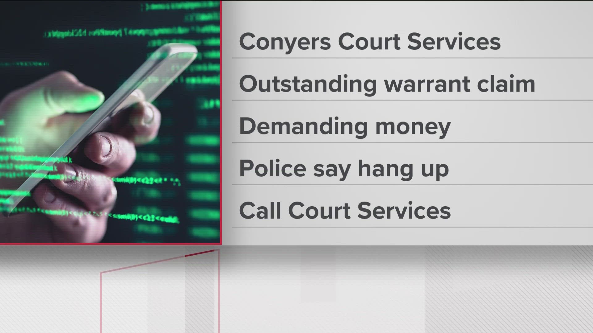 The callers target residents by posing as a city employee, police said.