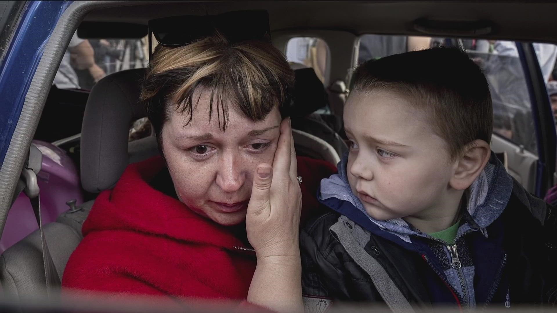 Thousands of Ukrainians have found temporary shelter in the United States.
