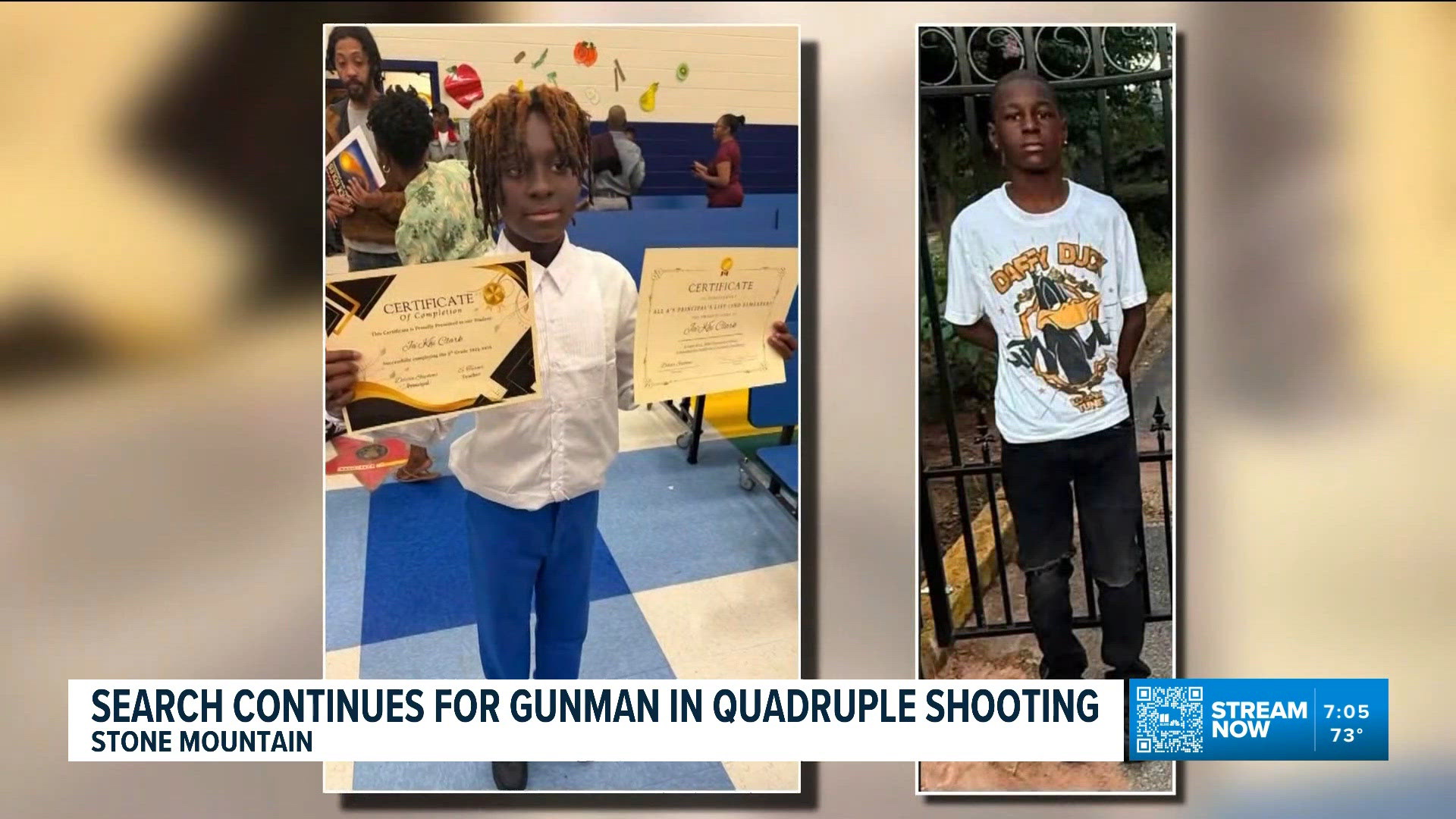 Coverage image for: DeKalb Police searching for gunman who killed two young brothers