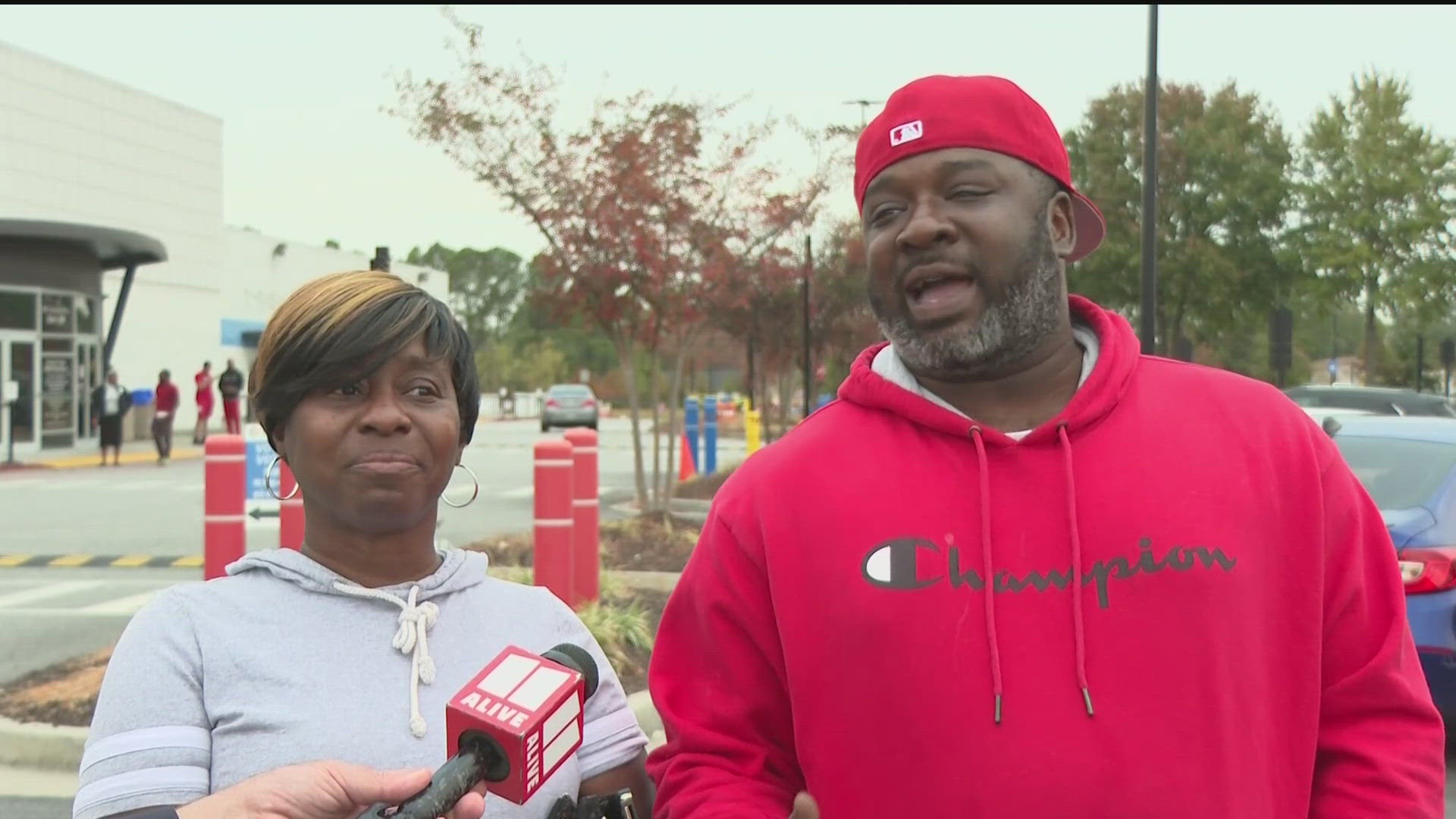 The couple said they were undecided until moments before early voting. Nov. 1 was the final day for early voting in the Peach State. 