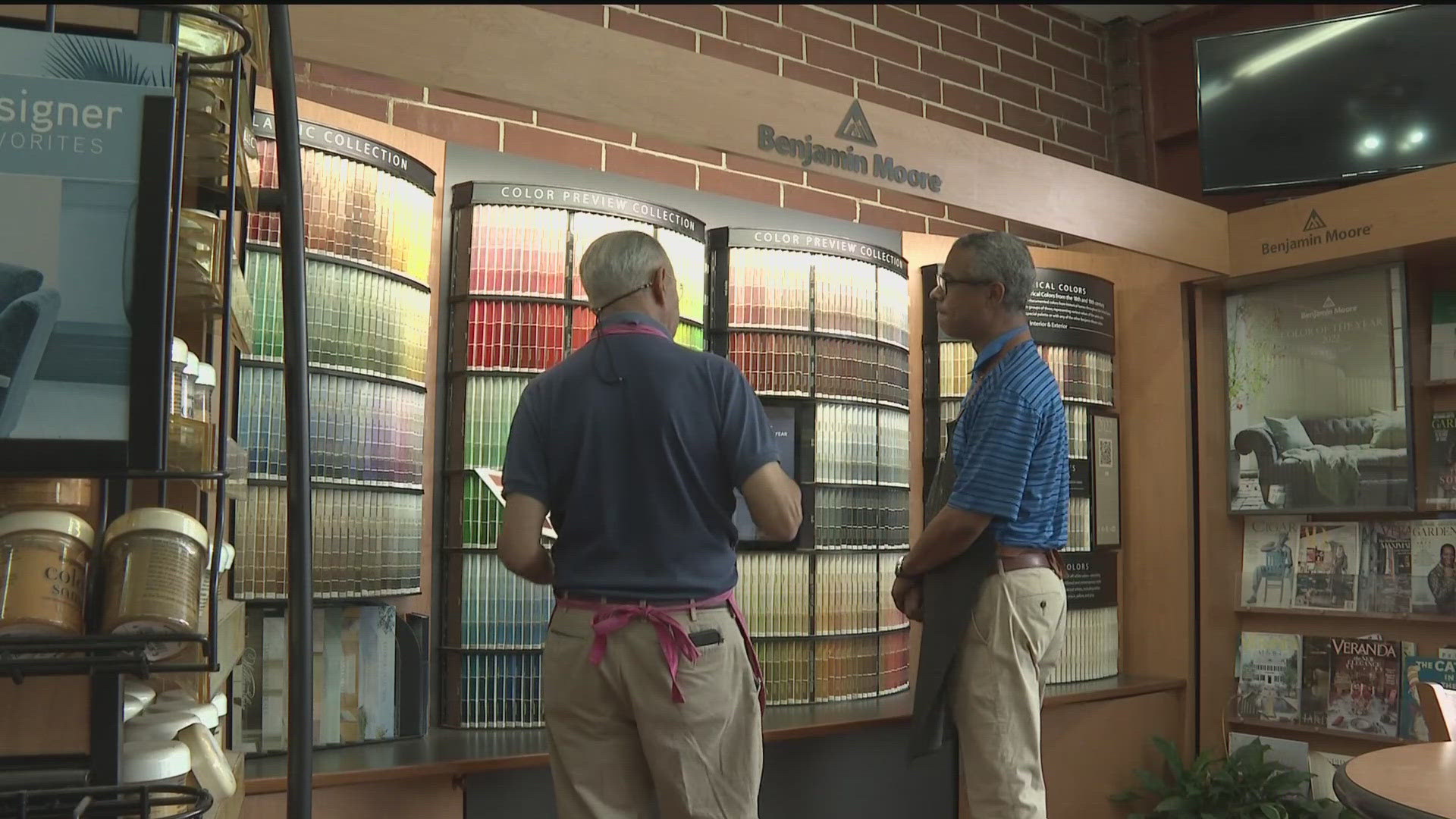 It will help businesses like a paint store in southwest Atlanta ran by a father and son.