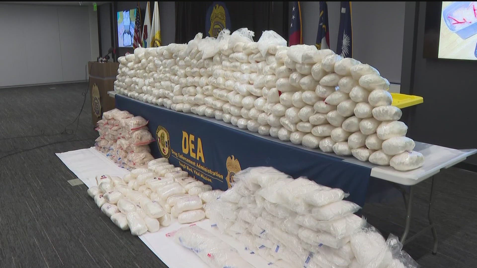More than 1K of meth seized in drug bust | 11alive.com