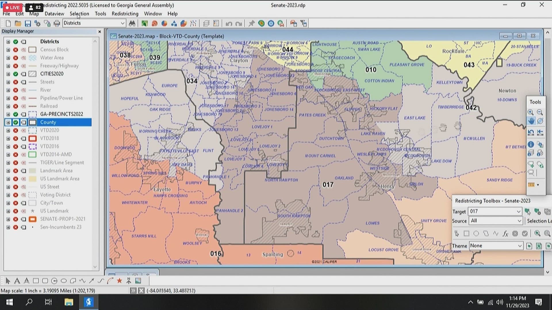 The gripes directed at court-ordered maps are drawn by Republican senators.