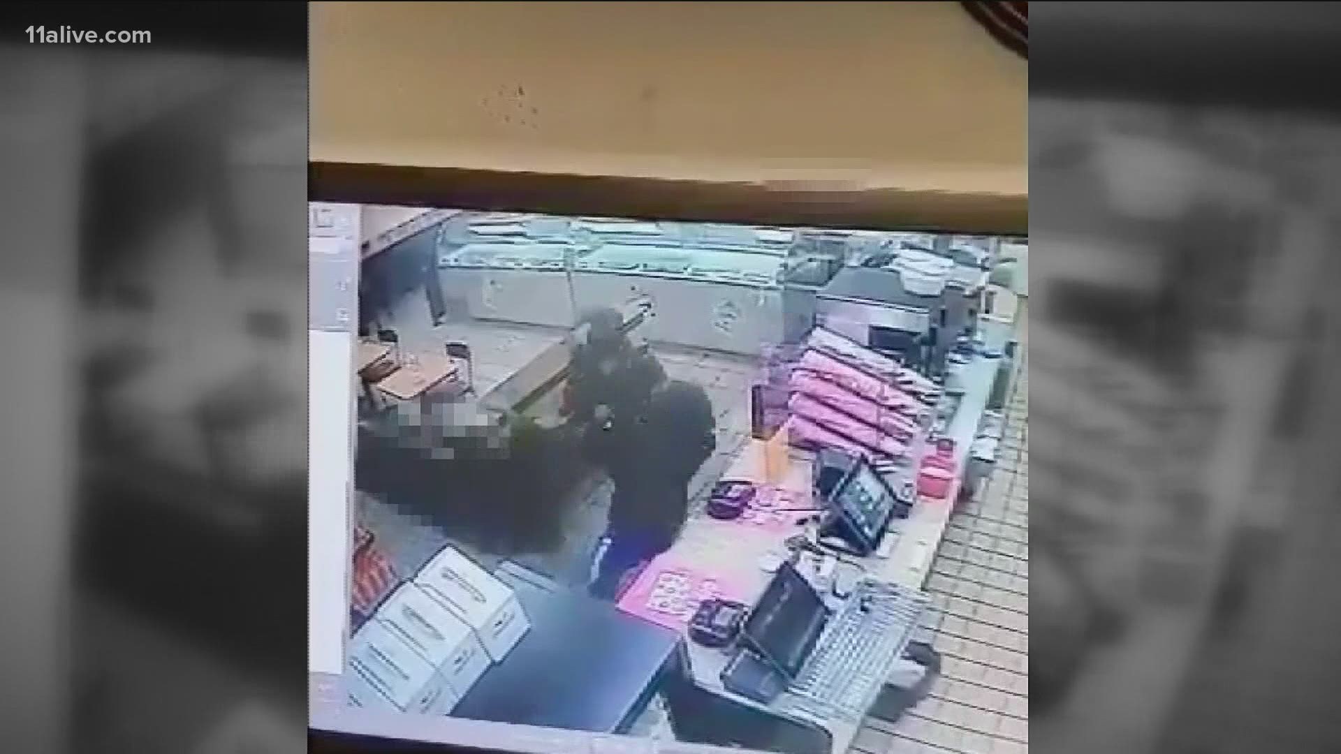 Dunkin Donuts teen employee stabbing: New video released | 11alive.com
