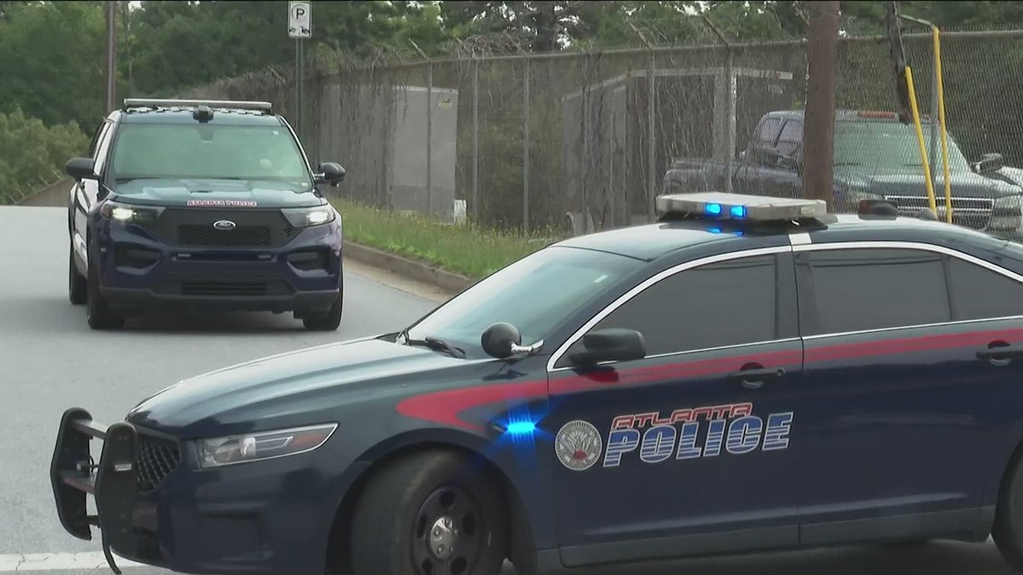 Atlanta Police news conference today Cop City burned motorcycles ...