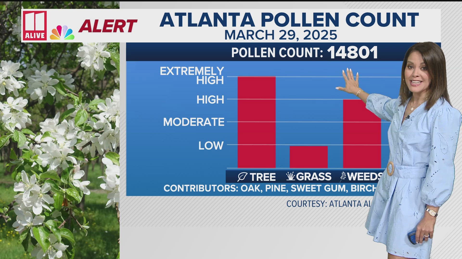 11Alive Meteorologist Domenica Davis has the details.