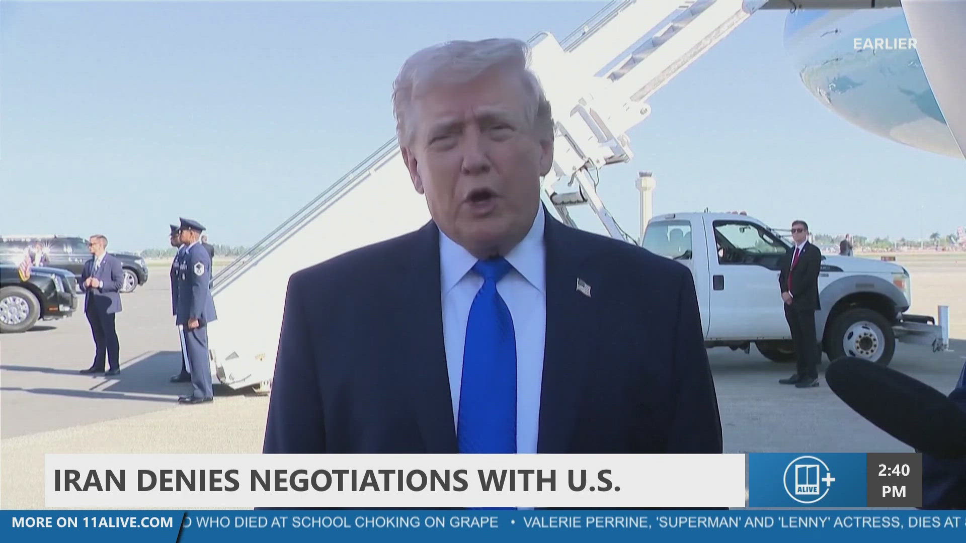 Trump delays Iran strike amid disputed talks | 11alive.com