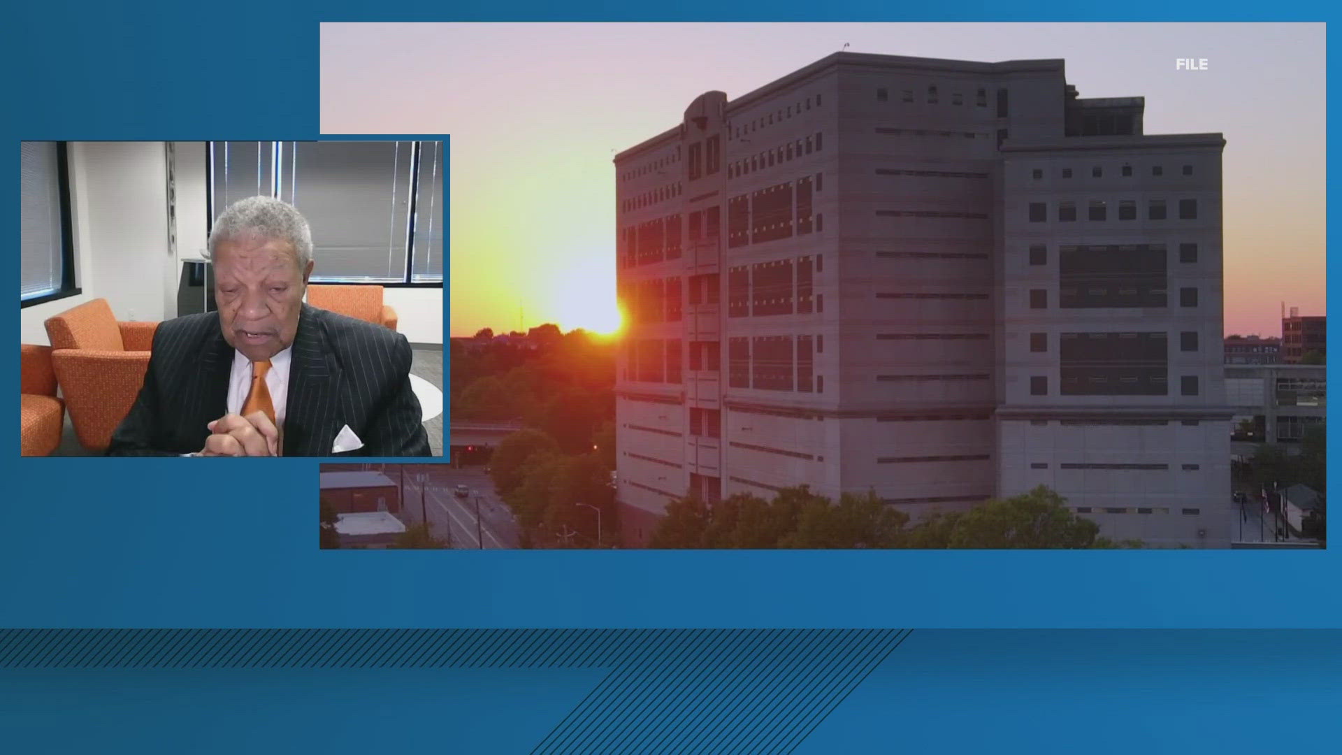 Robb Pitts, Fulton County chairman, discusses overcrowding, DOJ consent decree, and planned renovations to improve inmate safety and facilities.