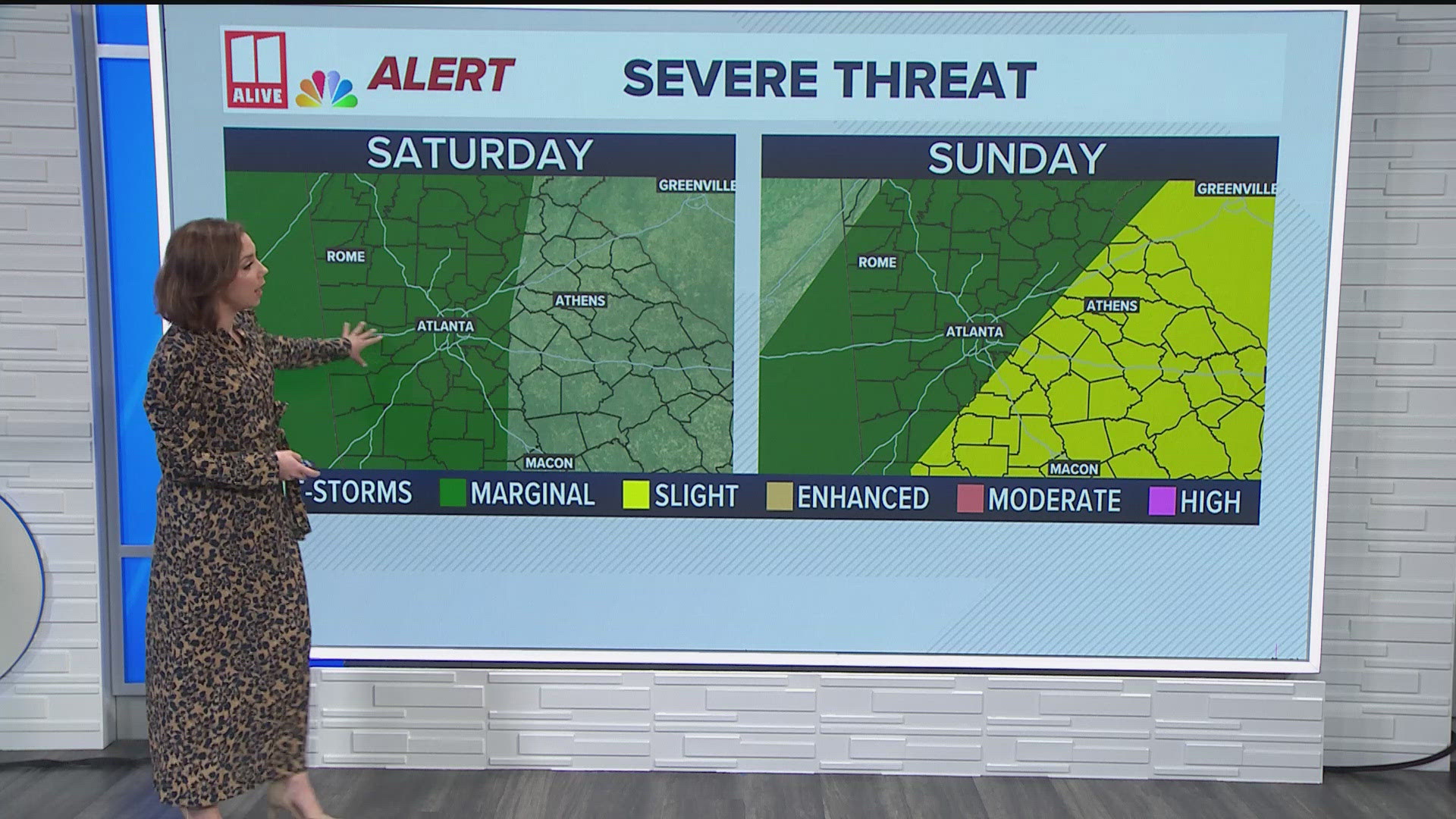 Weather impact alert issued for Sunday morning | Tracking storms ...