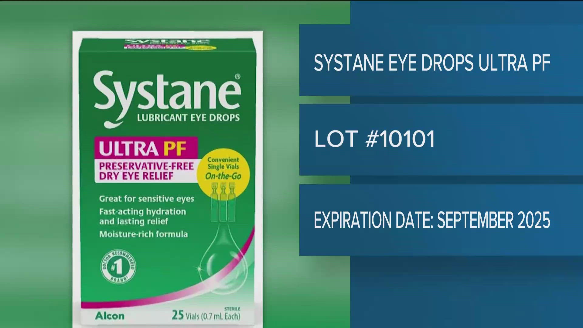 Systane eye drops recalled due to fungal contamination | 11alive.com