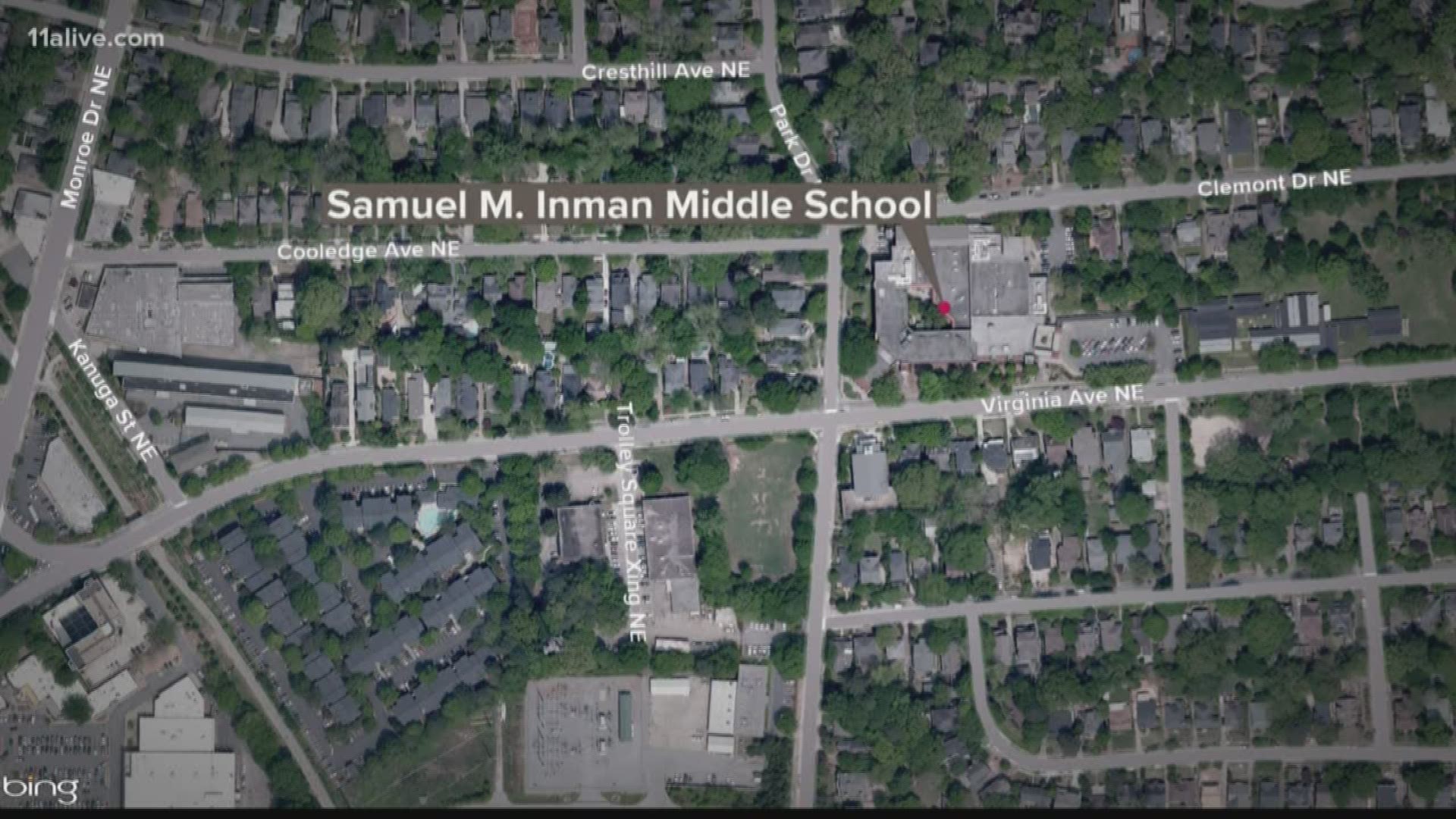 Four middle-schoolers were robbed at gunpoint on Friday as they were heading back to Inman Middle School.