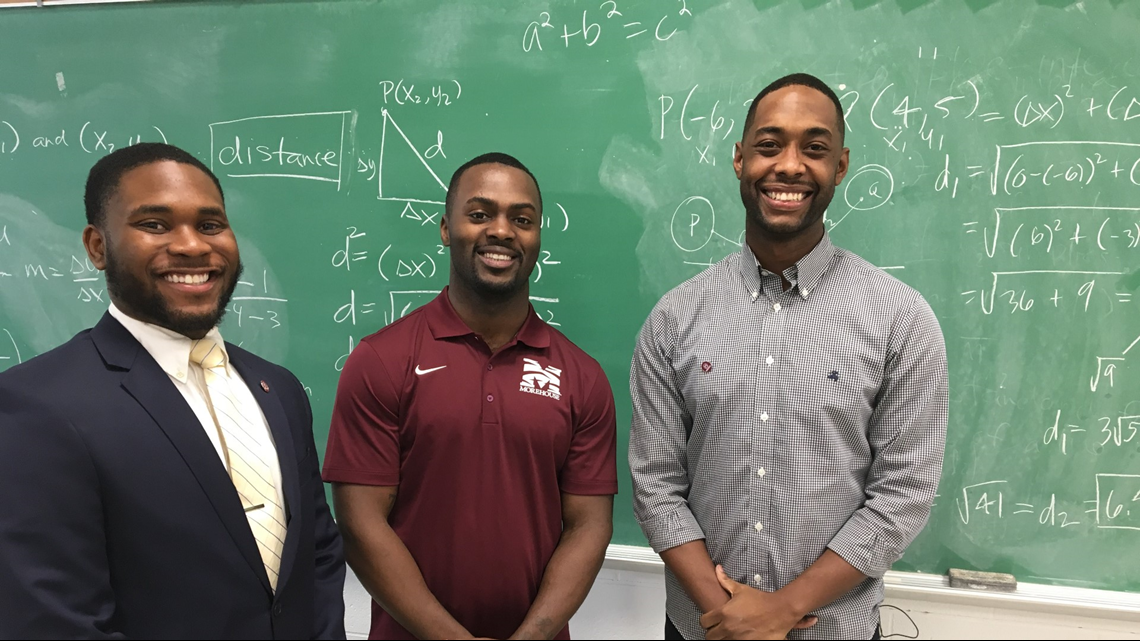 Morehouse College' Nathan Alexander cares for baby in class | 11alive.com
