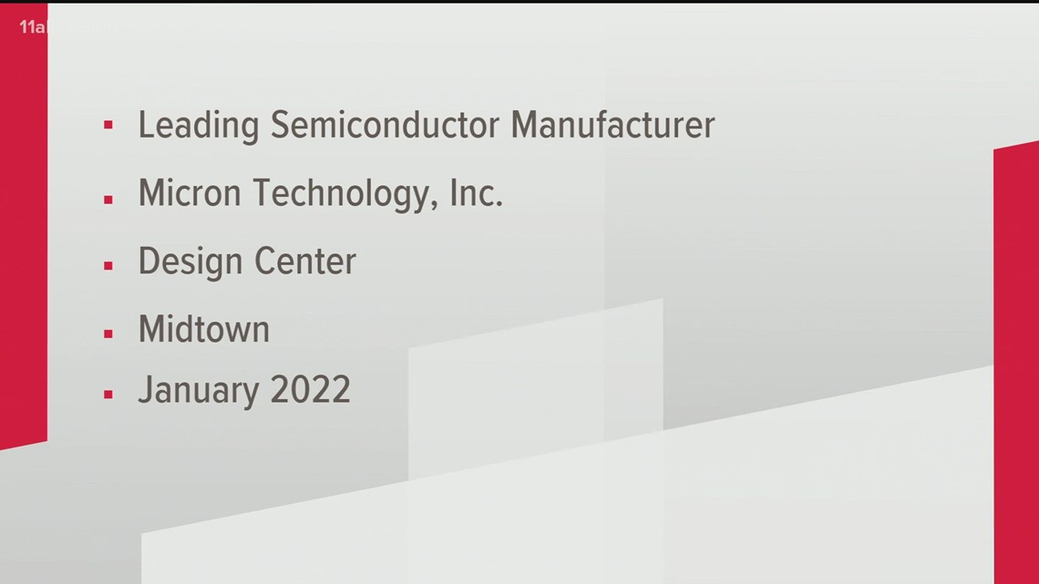 Micron Technology to bring hundreds of jobs to Atlanta