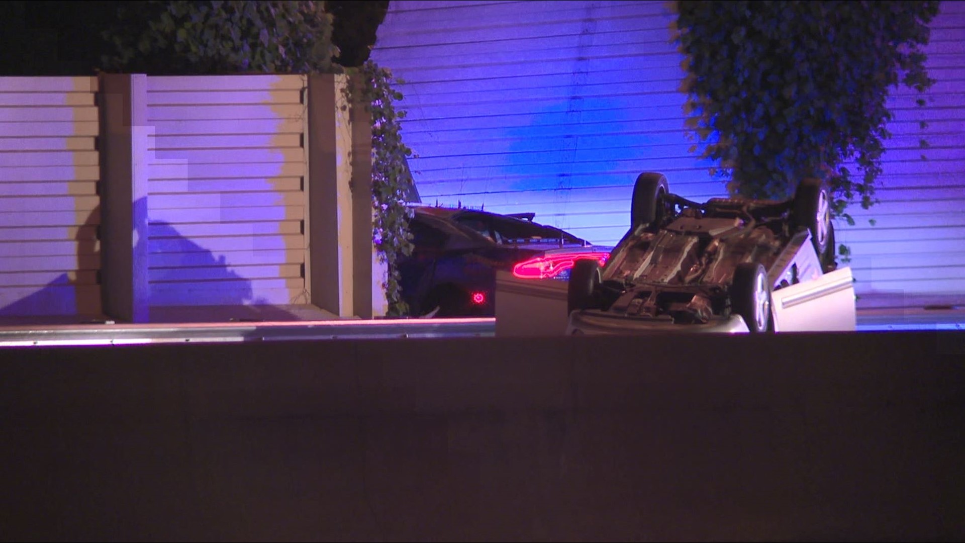 Two arrested, third on the run after crashing stolen vehicle following ...