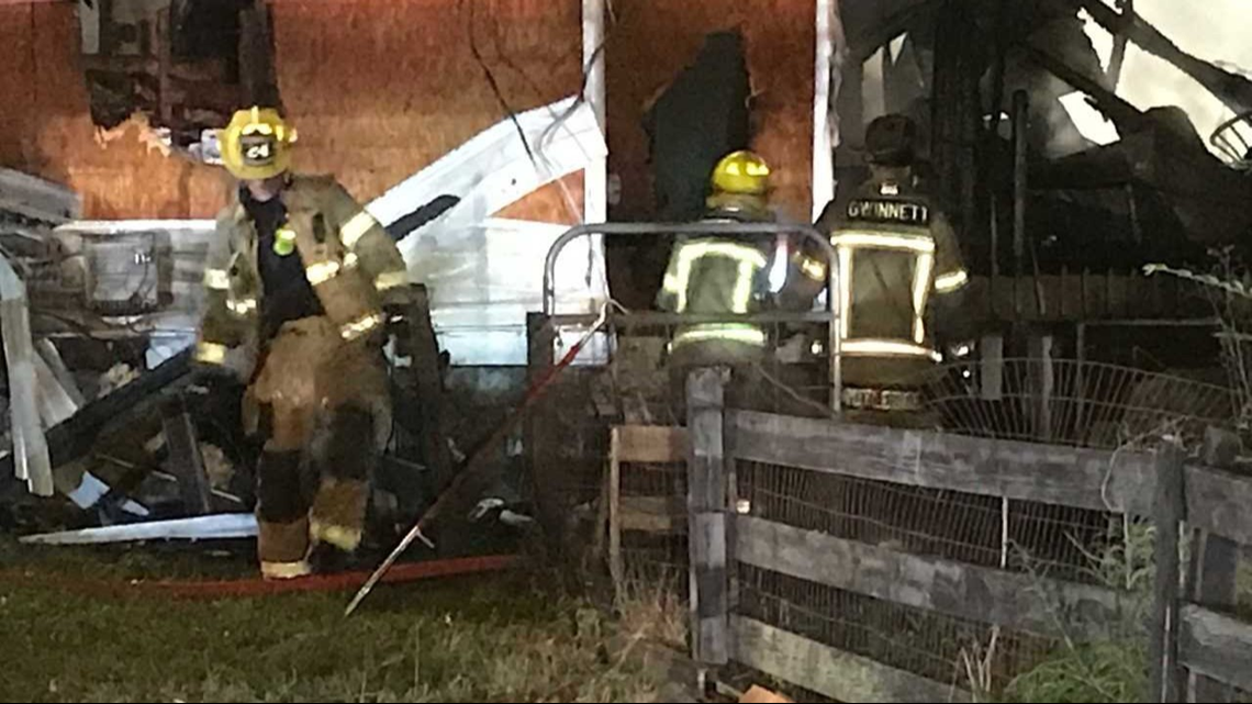 PHOTOS Grayson house destroyed by fire early Sunday