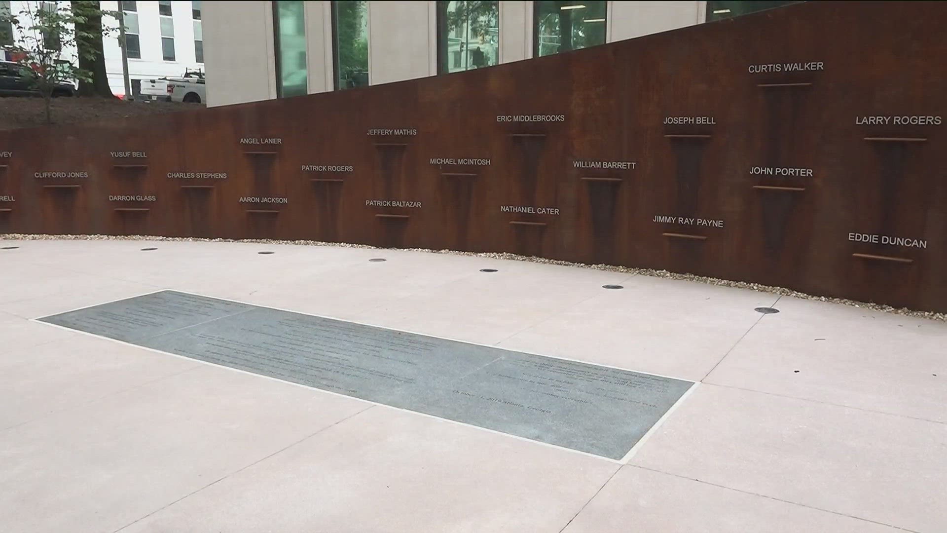 Almost 18 months after work began, Atlanta is set to unveil its memorial -- to the young victims of the Atlanta Child Murders on Tuesday.