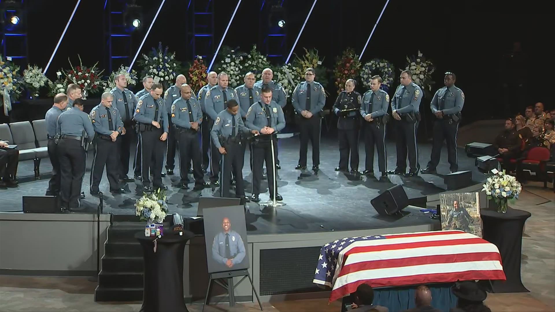 WATCH ‘Amazing Grace,’ bagpipes honor fallen Police Officer
