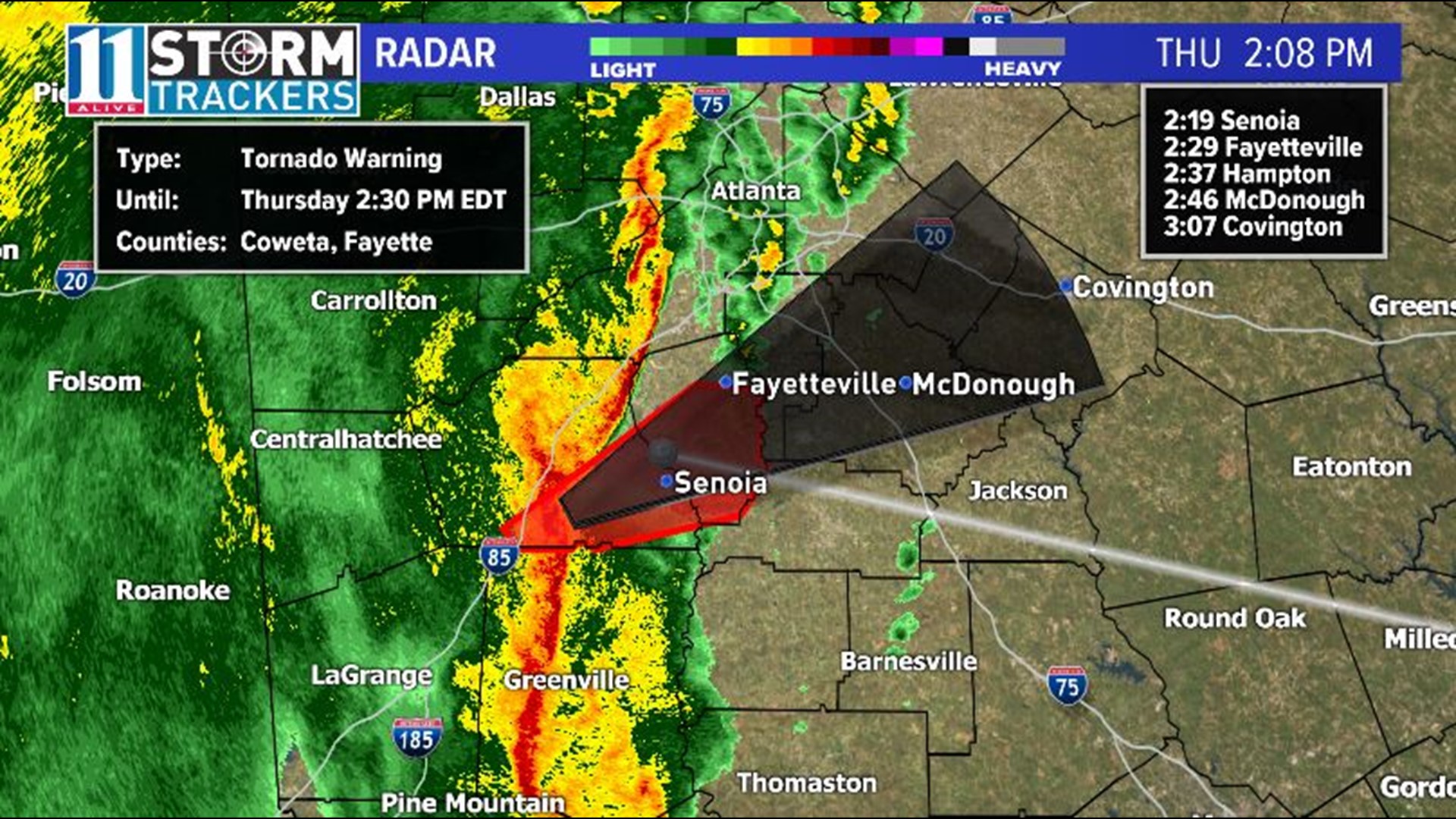 Severe weather moving through parts of metro Atlanta | 11alive.com