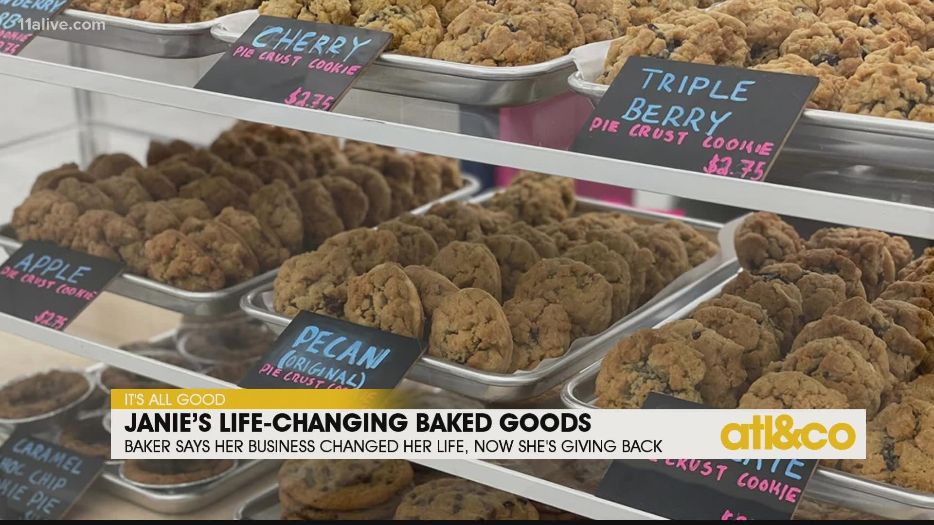 Janie's Life-Changing Baked Goods! This baker spent years struggling with addiction and now she has her own business and is giving back.