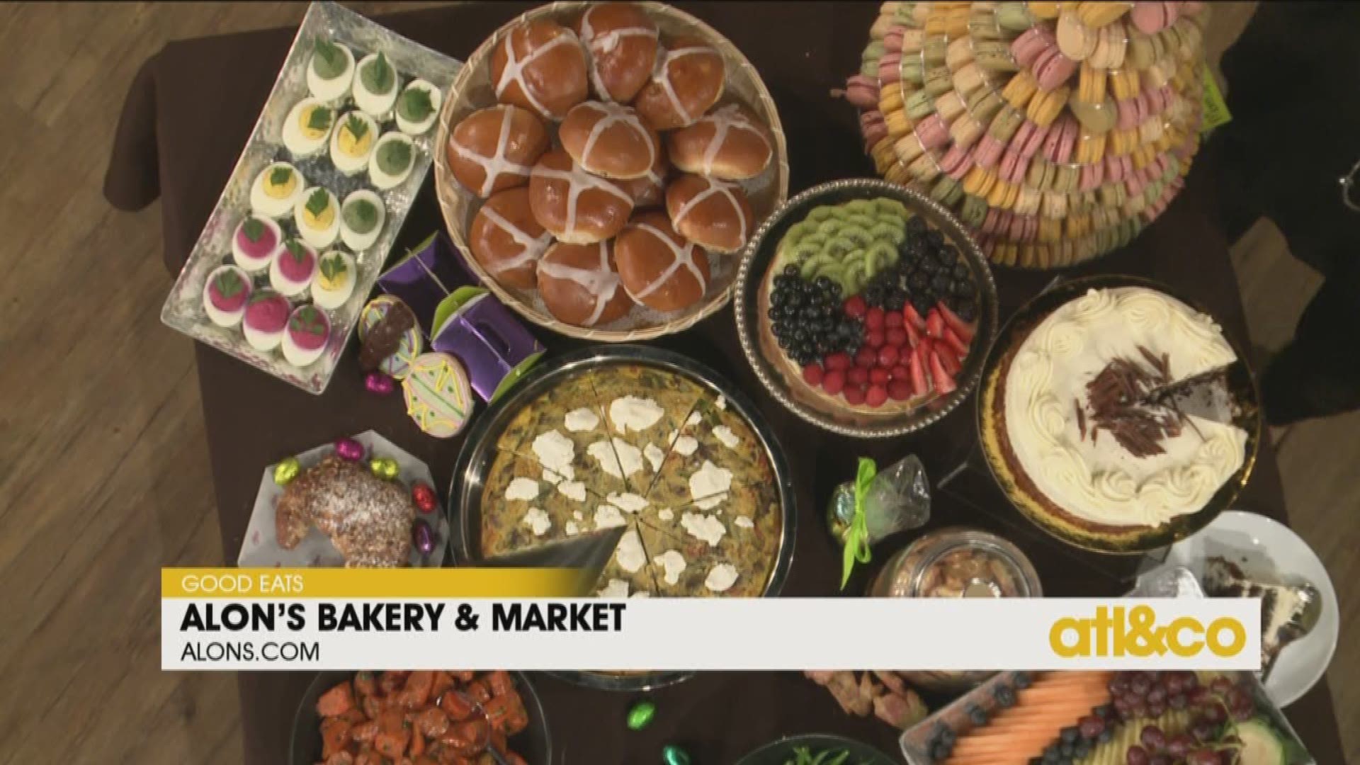 Get the most beautiful spread for your next holiday/event from Alon's Bakery & Market! Robyn Spizman shared their decadent eats perfect for Passover, Easter, Mother’s Day... you name it!