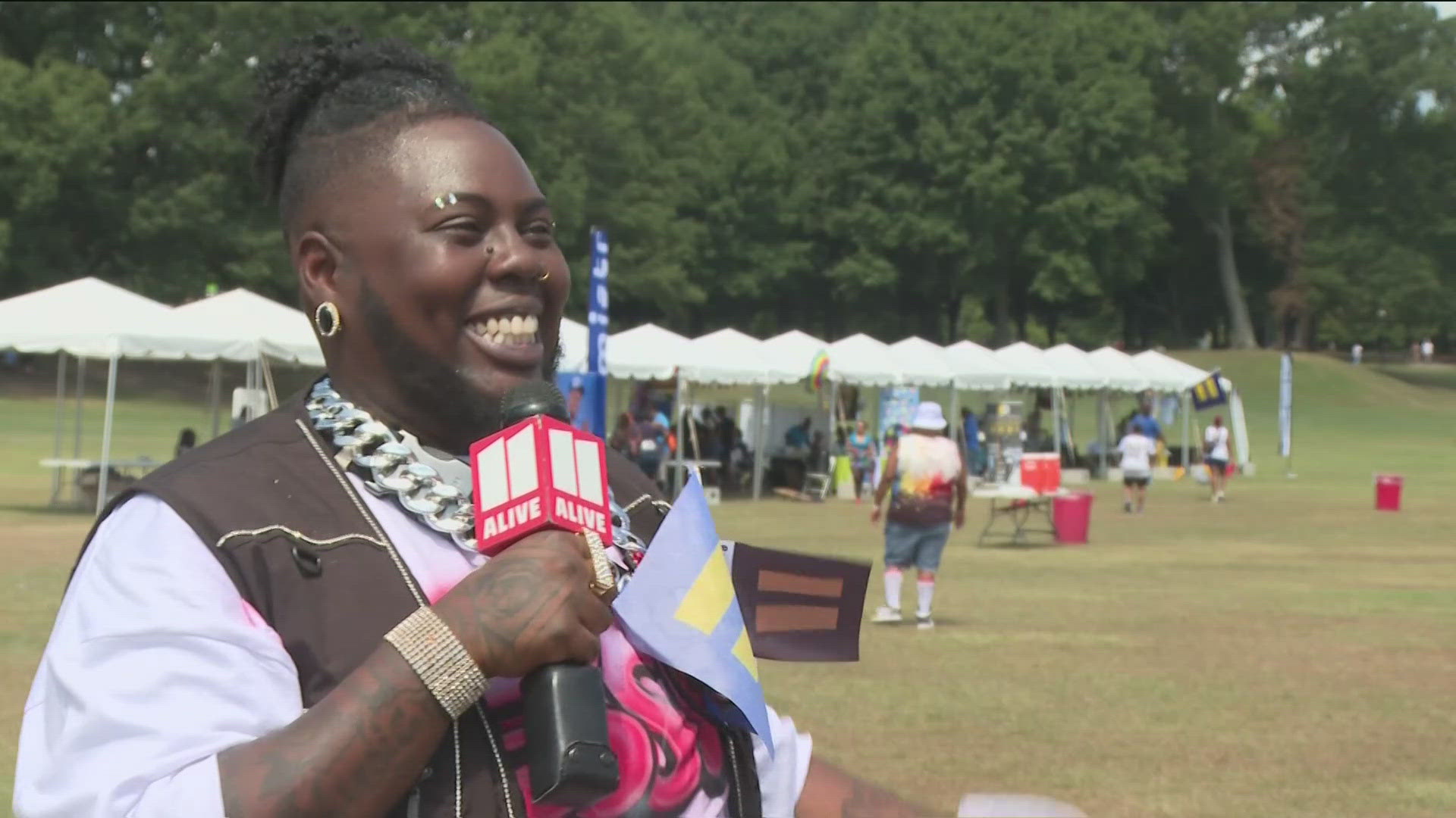 Hundreds of people looking to celebrate Global Black Pride have been showing up – and showing out all weekend long.